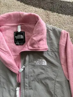 THE NORTH FACE フリースジャケット ピンク グレー