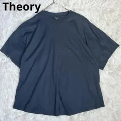 極美品✨セオリー　ドルマンスリーブ　半袖カットソー　トップス　近年　ネイビー