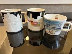 スターバックス　シンガポール　限定　マグカップ　　スヌーピーマグカップ　セット