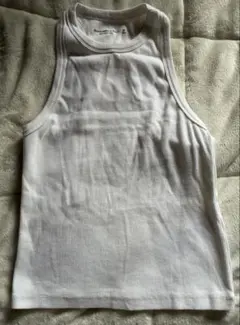 Abercrombie & Fitch リブタンクトップ ホワイト Mのサムネイル