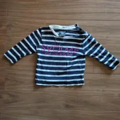 【まとめ買い割引有！】SVOLME ストライプ長袖Tシャツ 90サイズのサムネイル