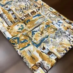ハギレ　生地　魚柄