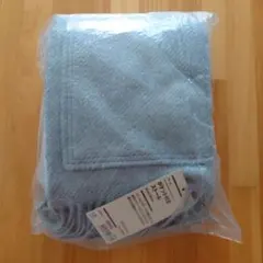 無印良品 ウール ポケット付きストール ライトグレー