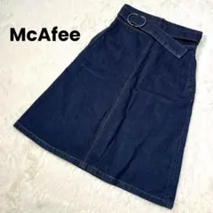 【マカフィー】トゥモローランド コットンデニムベルテッドハイウエストスカートのサムネイル