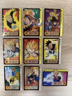 希少品・ドラゴンボールZ(魔神ブウ編)のカードダスキラカード16枚