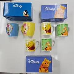 【非売品？】 ディズニー マグカップ 6個セット ミッキー ミニー プーさん