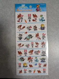 ズートピア 4サイズステッカー