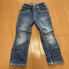 ☆値下げ☆ムージョンジョン ハート柄ポケットデニムパンツ 100cm