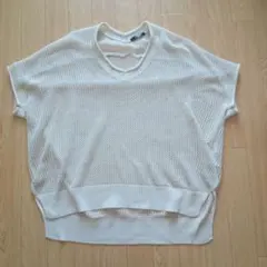 サマーニット　メッシュ編み