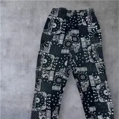 ペイズリー柄 カーゴパンツ ストリート y2k