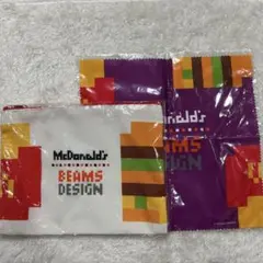 2025年福袋　マクドナルド　ポーチ　クリーナークロス