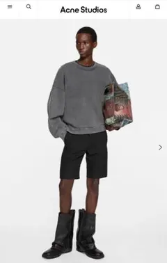 Acne Studios ロゴワッペンセーター　XXLのサムネイル
