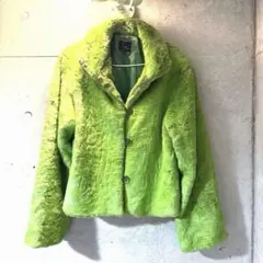 Sin by Morgan Cooper ファージャケット M グリーン　レア