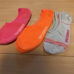 New Balance レディース フットカバー ソックス 3足セットのサムネイル