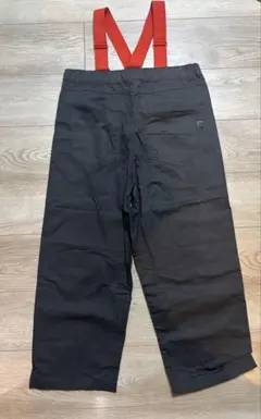 【新品未使用】Markey's サスペンダー付 チャコール チノパン 130cm