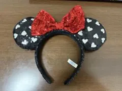 東京ディズニーリゾート ミニーマウス カチューシャ ハート模様