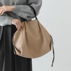 ロデスコ 2WAY ウォッシャブル トートバッグ ベージュ ショルダーバッグ