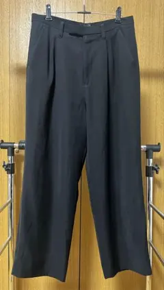 ATON グレー ウールギャバジン カーゴパンツ - メルカリ