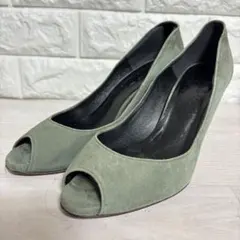 【美品】STYLE DELI オープントゥ パンプス 23cmのサムネイル