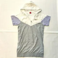 reppipi armario レピピ フード 半袖 ワンピース M チュニック