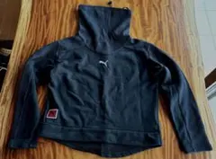 プーマ　ハイネックトレーナー調節付き　ブラック