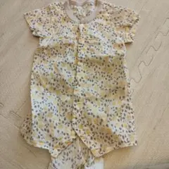 レモン葉っぱ柄ロンパース 60-70cm