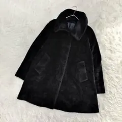 18615✨マックスマーラ アルパカ テディ モコモコ コート ブラック