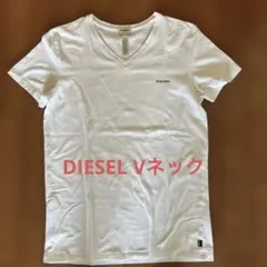 DIESEL メンズTシャツ（Vネック）白　M used