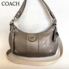 COACH コーチ レザー ワンショルダーバッグ グリーン アクセサリー