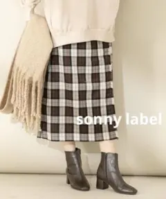 URBAN RESEARCH sonny label チェックキルトスカート