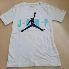 JORDAN 　Tシャツ s130cm ホワイト×ブルーのサムネイル