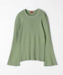 美品　despres コットンナイロンリブ クルーネックプルオーバー