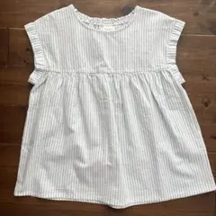 女の子 カットソー ノースリーブ ブラウス 150