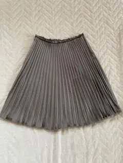COMME CA ISM グレー プリーツスカートのサムネイル