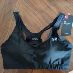 Under Armour ミッドインパクトスポーツブラ ブラック