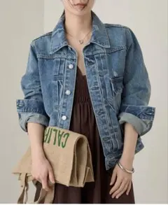 ラウンジドレス　20th　ヴィンテージライクデニムジャケット