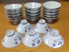 【新品未使用品】　御飯茶碗20客　和食器　昭和レトロ