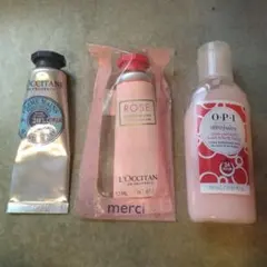 L'Occitane ハンドクリーム & O.P.I ハンド＆ボディローション