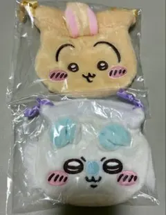新品未使用　ちいかわ おかお巾着2 うさぎ　モモンガ　2点セット