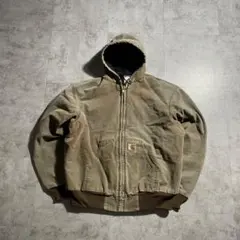 00s USA生地 ブラウン カーハート アクティブジャケット ダックL