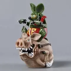 【廃盤品 希少】ラットフィンク ミニフィギュア 激レア 入手困難③ RAT FINK ラットフィンク 希少 レア フィギュア - メルカリ
