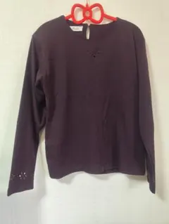 パープル トップス