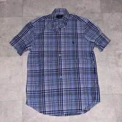 ポロラルフローレン Sサイズ　ギンガム 半袖シャツ シアサッカー 美品