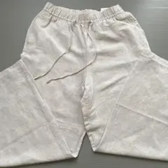 【最終値下げ】 H&M リネンブレンド イージーパンツ