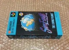 【シムアース・箱取説付きセット・任天堂・ファミコン】超美SIM