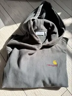 Carhartt カーキ フード付きパーカー