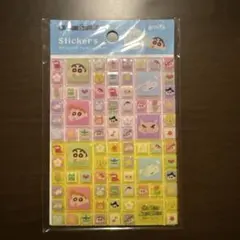 クレヨンしんちゃん　タイルシール　ラメ入り 84片　1シート　新品未使用未開封