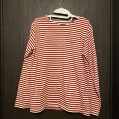 Columbia コロンビア ボーダー 長袖カットソー レッド
