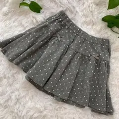 組曲　スカート　女の子　フレアスカート Ｍ（110~120cm)グレーのサムネイル