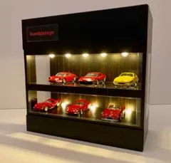 1/64展示10台可能・2種のカーボン・2層式ディスプレーBOX /ネオ 